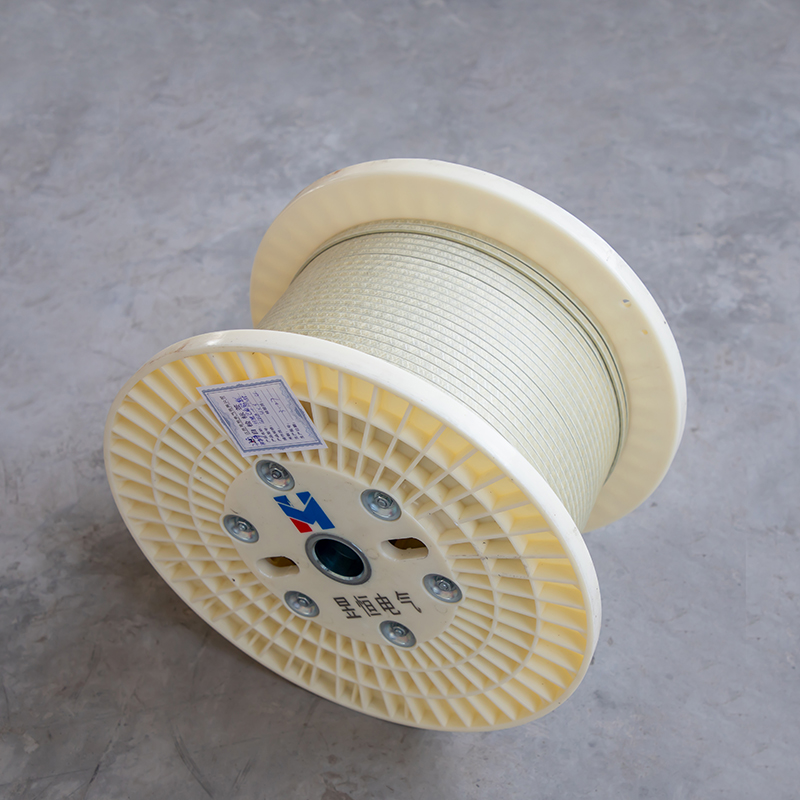 155级双玻璃丝聚酯膜包丝包铜/铝扁线